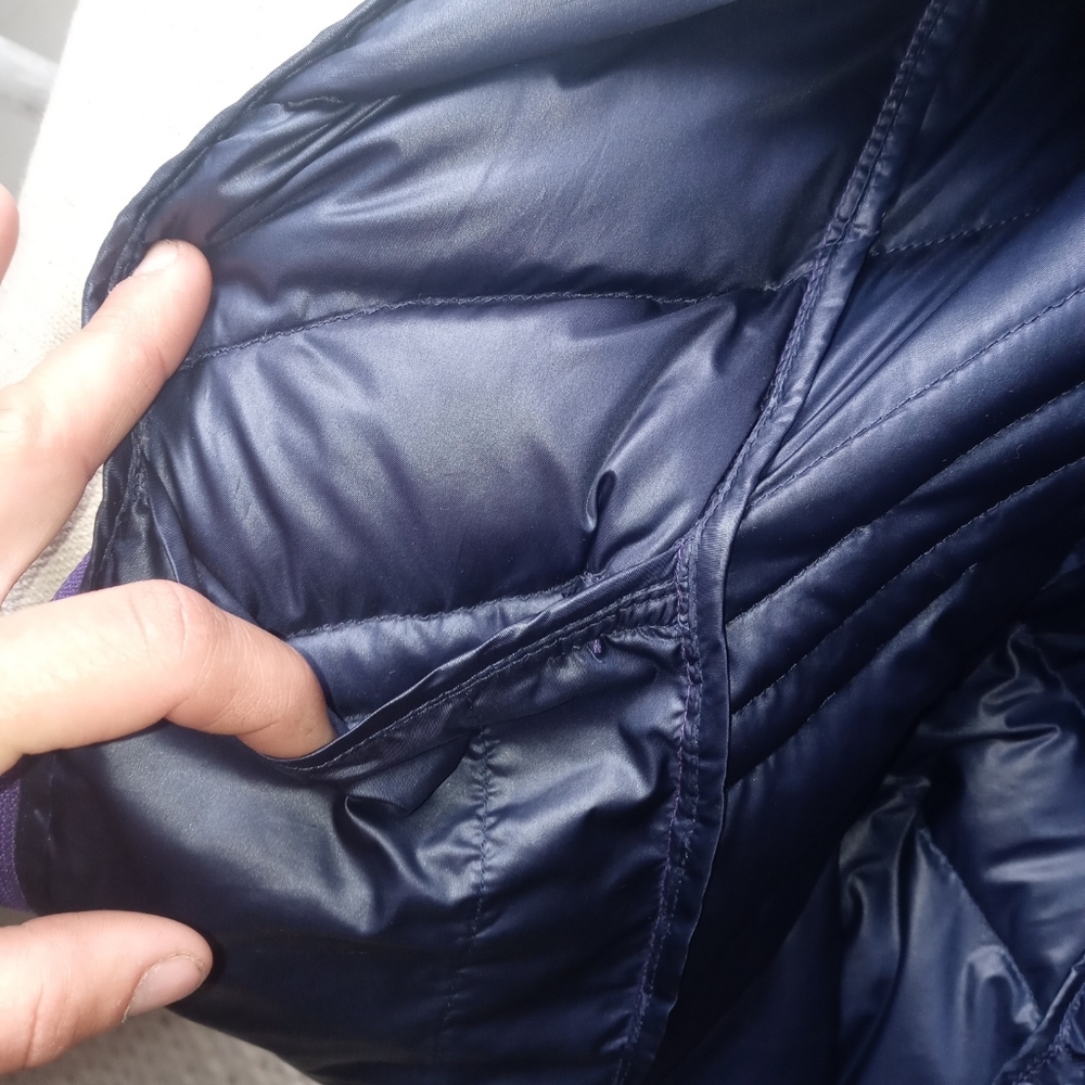 Xersion Packable Premium Down Small Coat Purple - image 7